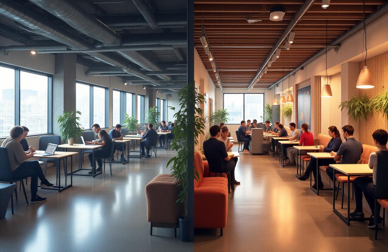 コワーキングスペース改装ビフォーアフター