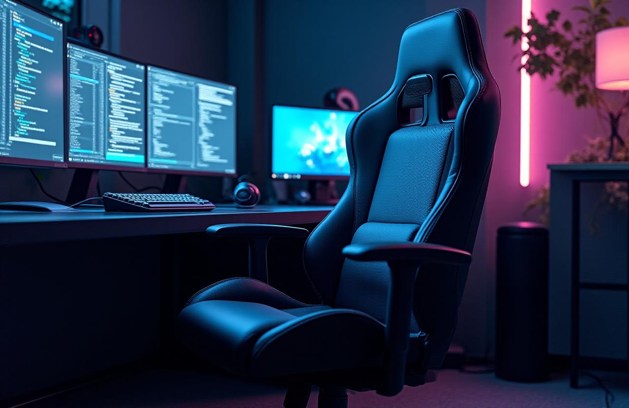 ゲーム開発向け長時間作業対応エルゴノミックチェア